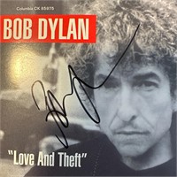 Bob Dylan Autographed CD Liner Notes