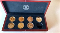 JFK 100th Anniv. Coin Set- 7 coins