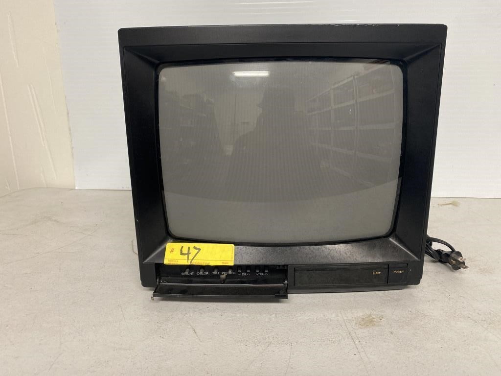 Sharp TV (turns on)