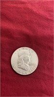 1962 FRANKLIN SILVER HALF DOLLAR