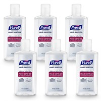 6 PACK PURELL Advanced Hand Sanitizer 4 oz