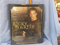 Ricky Martin framed poster