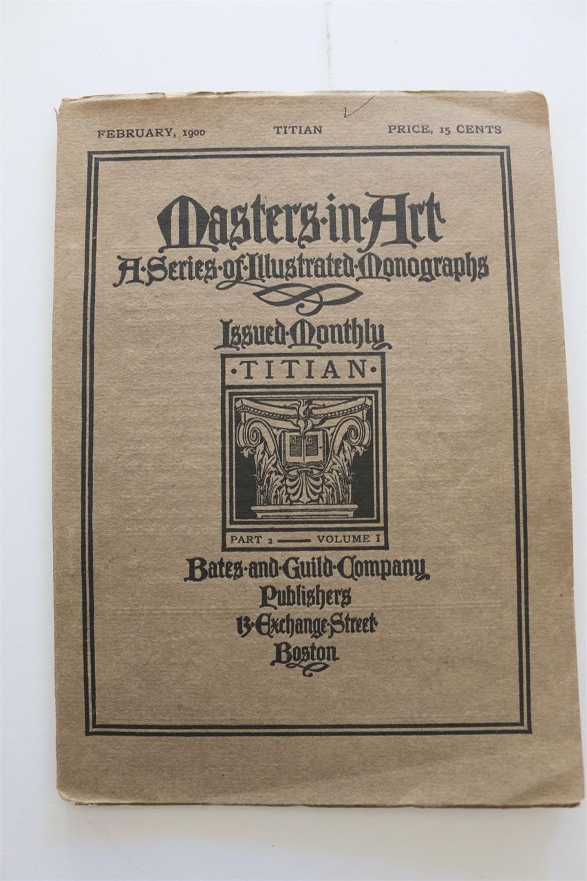 Feb 1900 Masters in Art Publication