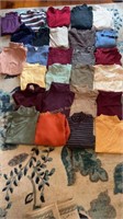 Long Sleeved Tops. Mostly Turtlenecks. Size S-M