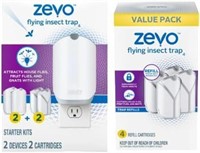 Zevo Flying Insect Trap (2 Devices, 6 Cart.)
