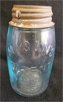 Mason's  glass jar with metal lid