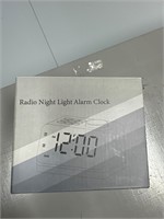 Radio night alarm clock