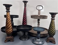 Candle Pillars & Tiered Tray Stands