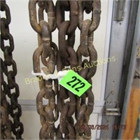 USED 12' CHAIN WITH HOOKS