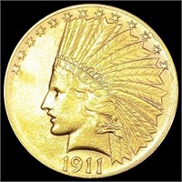 1911 $10 Gold Eagle CLOSELY UNCIRCULATED
