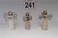 3 Willow Tree Angels