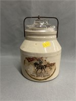 Stoneware Apple Butter Canister