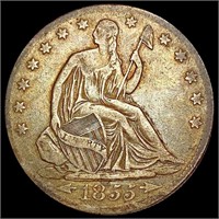 1855-O Seated Liberty Half Dollar LIGHTLY