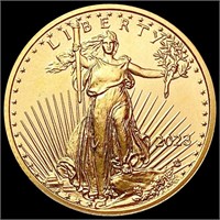 2023 $10 American Gold Eagle 1/4oz Gold SUPERB