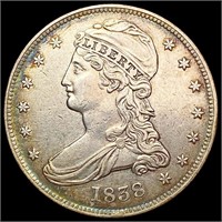 1838 Capped Bust Half Dollar CLOSELY UNCIRCULATED