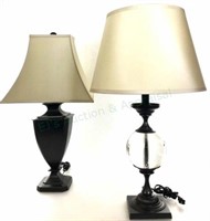(2) Contemporary Style Table Lamps