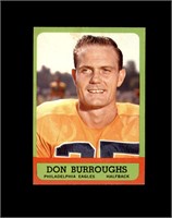 1963 Topps #117 Don Burroughs SP EX to EX-MT+