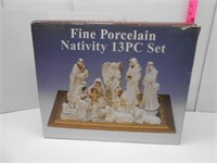 Nativity 13 Piece Set, Fine Porcelain