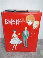 1960'S BARBIE & KEN RED CARRYING CASE