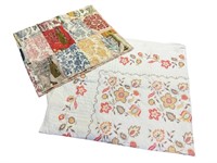 2 Quilts Floral & 1776 Freedom
