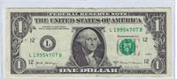 US$1 FRN Fancy Star note*Birthday*1995.FNB6