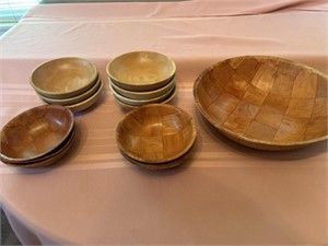Wood Salad bowls