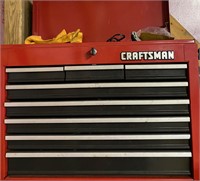 Locking Craftsman Tool Box and Tools