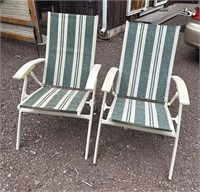 (2) Vintage Patio/Beach Chairs