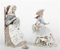 Two Lladro Figure Groups