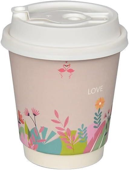 10oz 100pcs Double Layer Paper Coffee Cups