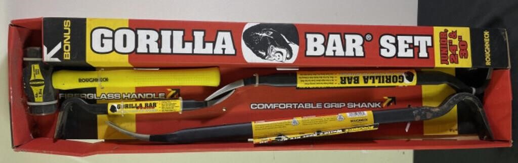 Gorilla Crow Bar Set & Sledge Hammer - NIB