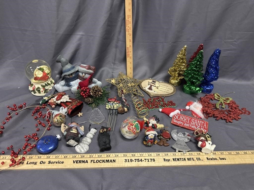 Christmas ornaments and more