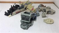 Star Wars toys. And pieces