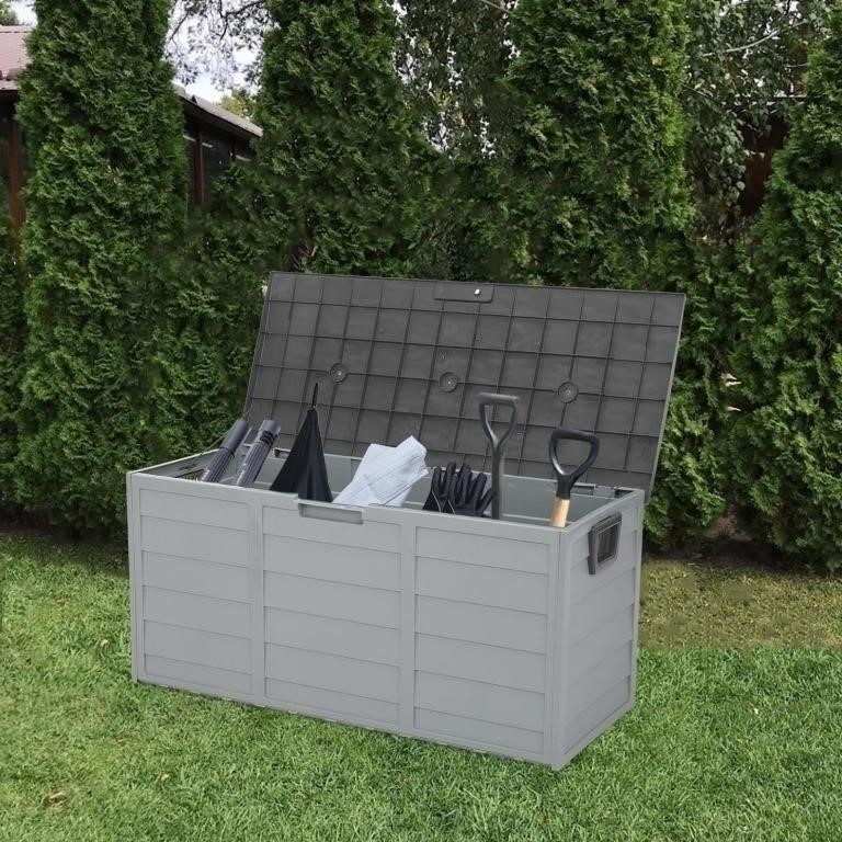 75 Gallon Outdoor Storage Box Rattan Garden 75