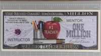 Teacher banknote