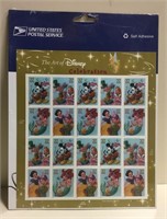 Art Of Disney Celebration Stamp Sheet