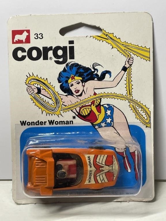 VTG 1979 Wonder Woman Car by Corgi, RARE!!!