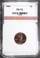 1963 LINCOLN CENT AGP PERFECT GEM PROOF