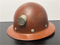 Fibre Metal Brown Industrial Miners Helmet VTG