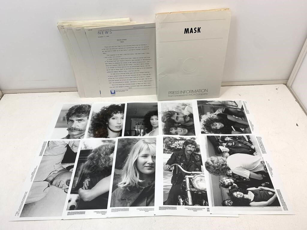 ‘Mask’ 1984/1985 Universal Film Press Packet