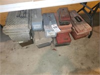 LOT PLASTIC TOOL BOXES