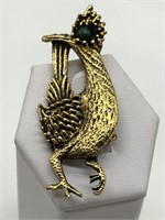 Ambassador Figural Roadrunner Brooch