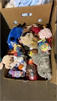 Vintage Stuffed Toys box lot