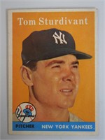 1958 TOPPS #127 TOM STURDIVANT YANKEES