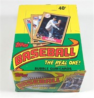 Topps 1987 Baseball Wax Pack Trading Card Box