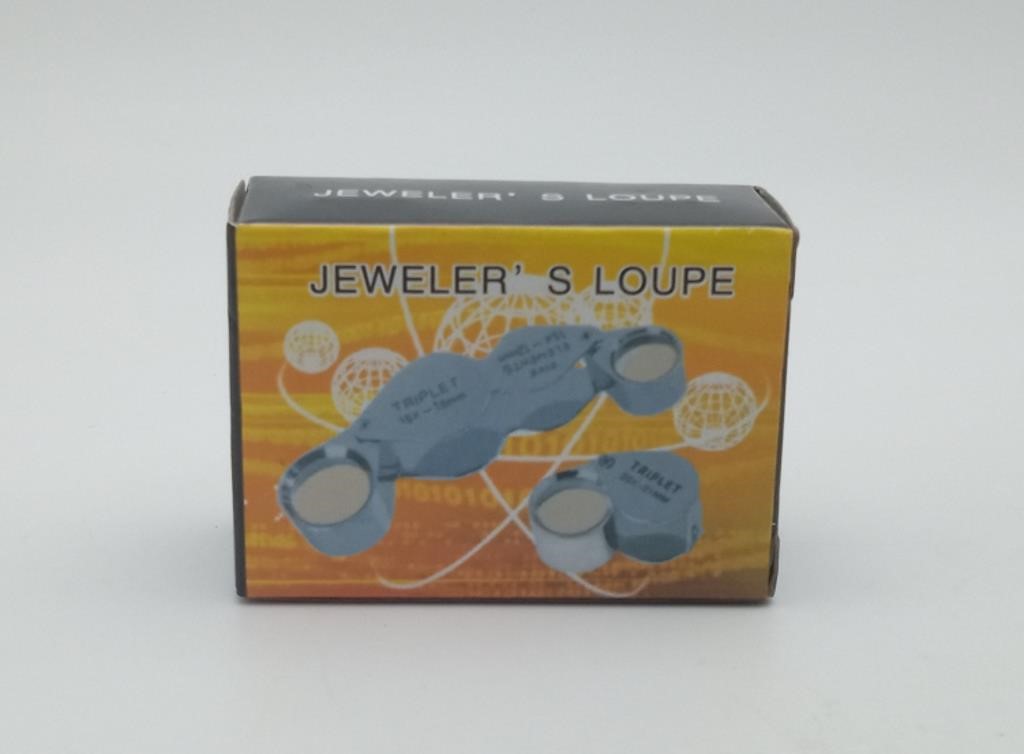 Jeweler's Loupe LOOP Magnifier TRIPLET 30x21mm