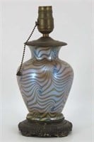 Durand Art Glass Table Lamp