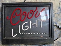 Coors Light Lighted Sign