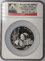 2013 Silver 5oz Proof Panda NGC PF70 UC