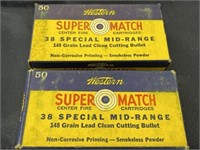 Western 38 special sort match center fire